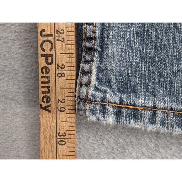 Levis 559 Jeans Mens Size 32x30 blue Classic Straight Faded Whiskers Y2K - Picture 7 of 14
